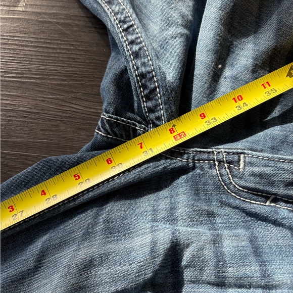 Harley Davidson Y2K Angel sequin sparkly flare jeans low rise - Picture 12 of 16